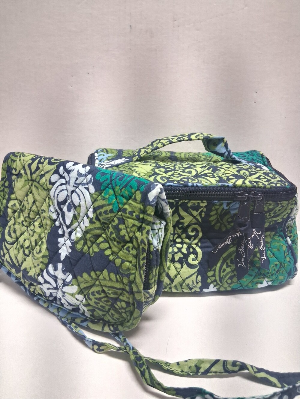 Vera Bradley Travel Set Carribean Sea